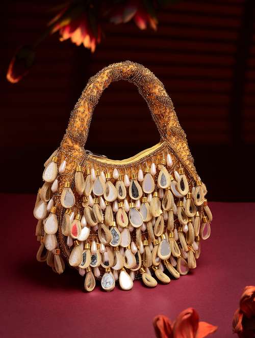 women mirror worked clutch - 21918695 - Very Small Image - 1