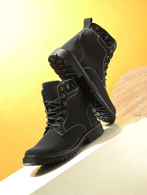 men black lace up boot - 21931620 - Very Small Image - 1