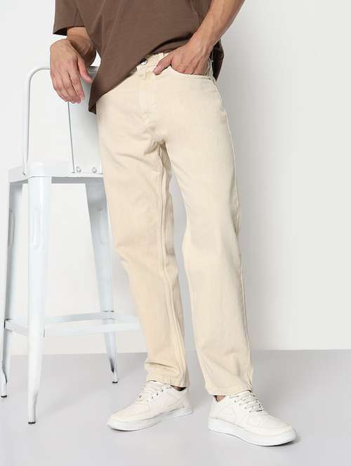 men solid mid rise straight fit jean - 21933439 - Very Small Image - 1