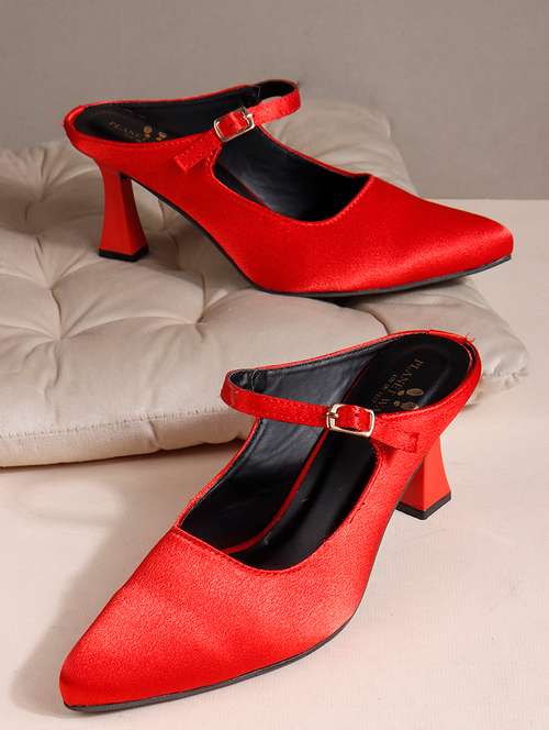 women red slip on sandal - 21947621 - Very Small Image - 1
