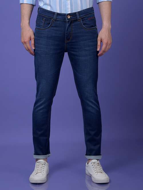 men solid mid rise skinny fit jeans - 21984513 - Very Small Image - 1