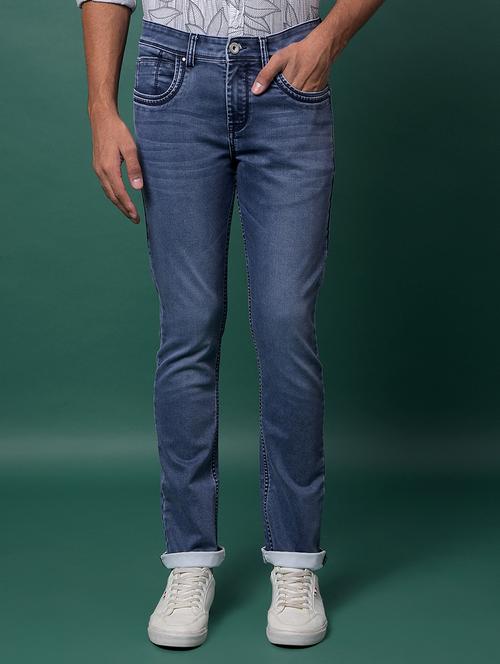 men solid mid rise slim fit jeans - 21984539 - Very Small Image - 1