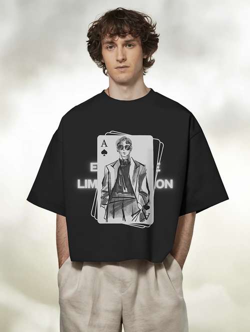 men printed short sleeve oversized t-shirt - 22002516 - Very Small Image - 1