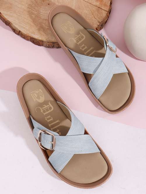 women solid slip on flats - 22013299 - Very Small Image - 1