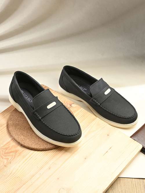 men black slip on loafer - 22018925 - Very Small Image - 1