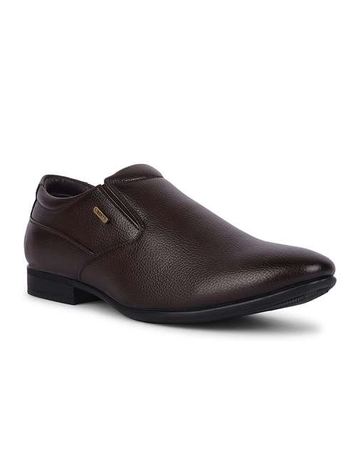 men solid slip on formal shoes - 22029095 - Very Small Image - 1
