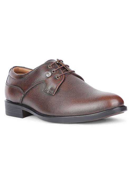 men brown lace-up derby - 22029384 - Very Small Image - 1
