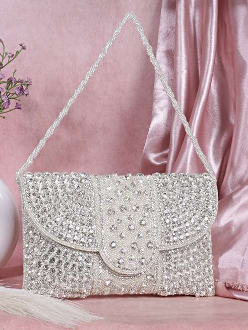 women embellished clutch - 22041167 - Very Small Image - 1