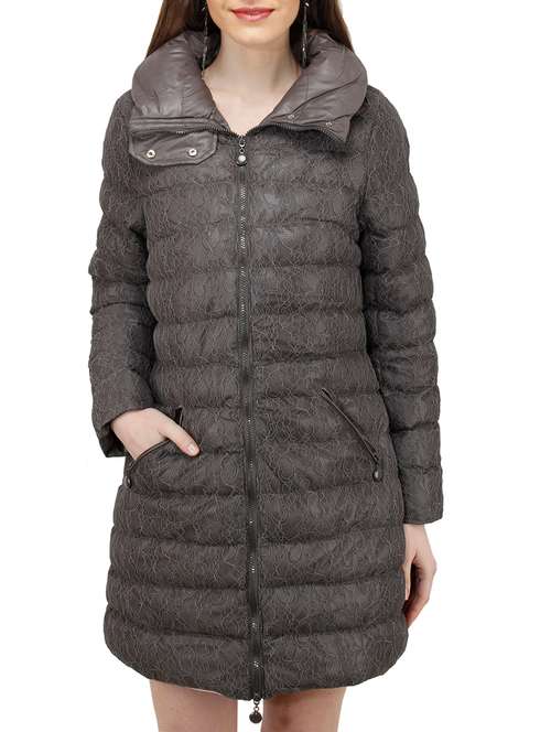 grey polyester jacket - 10266219 - Very Small Image - 1