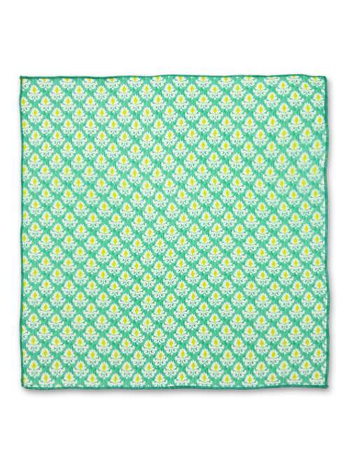 chokore green silk handkerchief - 10498549 - Very Small Image - 1