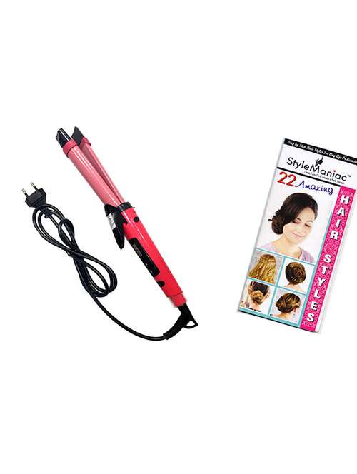 style maniac 2 in 1 hair straightener cum curler - 10648871 - Very Small Image - 1