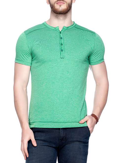 green rayon tshirt - 11049571 - Very Small Image - 1