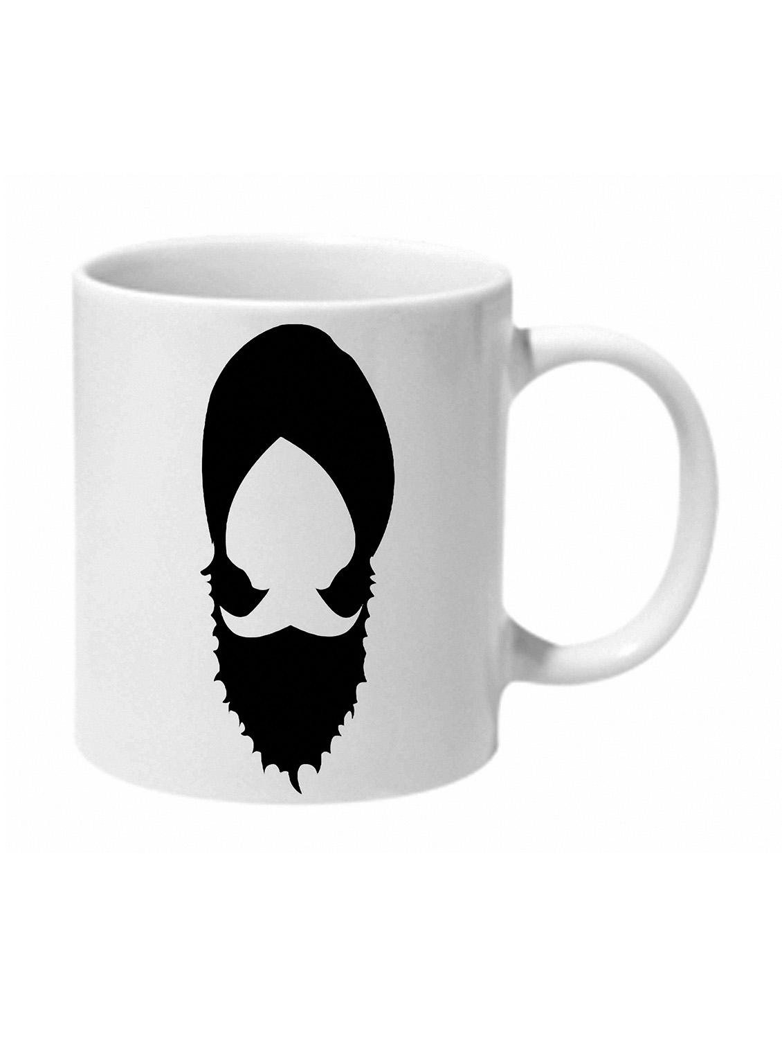 mooch wale sardar cool beard ceramic mug - 11280623 -  Standard Image - 0