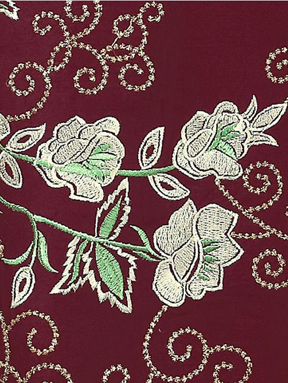 brown cotton unstitched suit - 12300726 - Zoom Image - 3