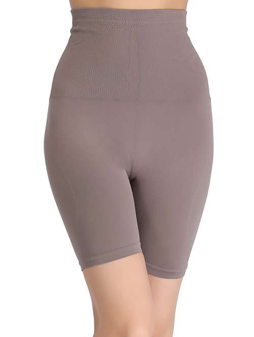 grey nylon shaper thighs shapewear - 12358144 - Very Small Image - 1