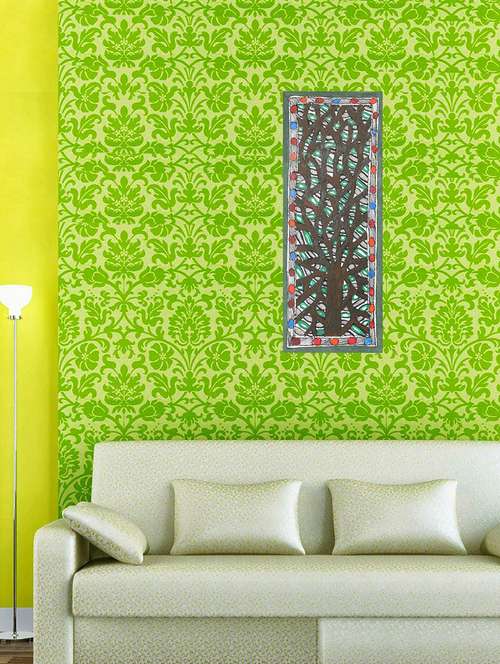 imithila mithila depiction of tree of life (37x14 cms) - 12481489 - Very Small Image - 1