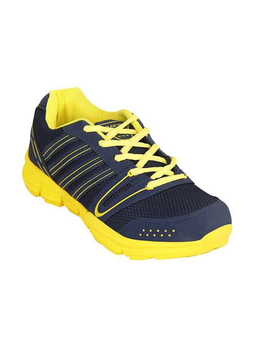 navy mesh lace up sport shoes - 12995589 - Very Small Image - 1