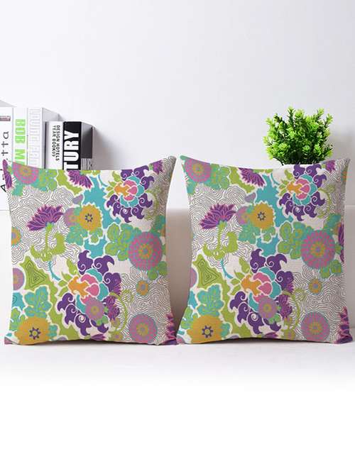set of 2 vitange collection living room cushion cover - 13200560 - Very Small Image - 1