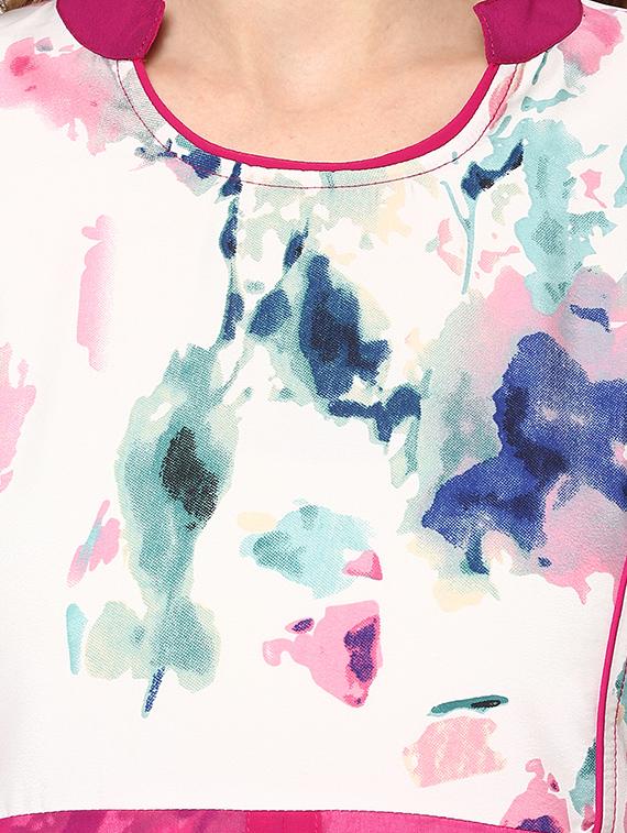 women's layered kurta - 13286401 - Zoom Image - 3