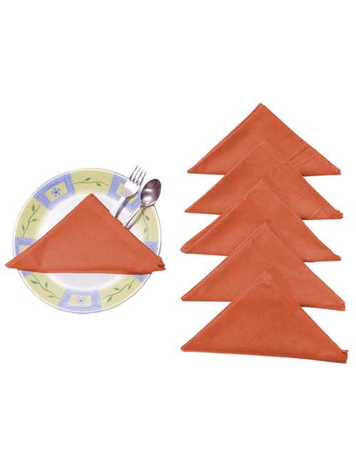 orange table napkin set of 6 pcs - 13343540 - Very Small Image - 1