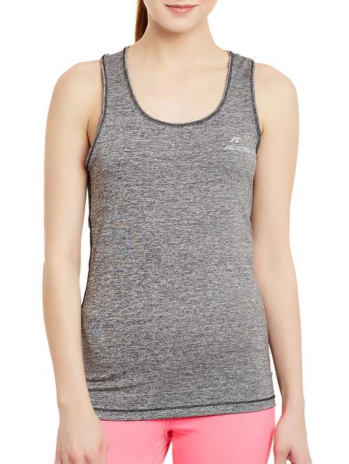 solid grey tank tee - 13672275 - Very Small Image - 1