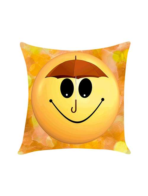 digitally printed smiley with an umbrella - 13713661 - Very Small Image - 1