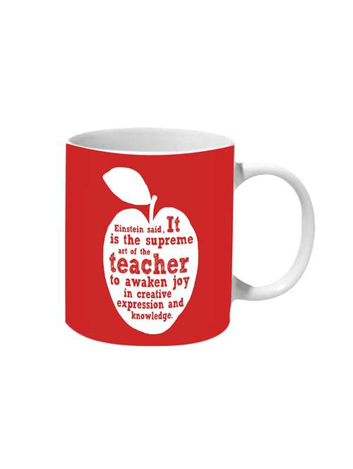 mooch wale einstine quote art of teacher ceramic mug - 13737889 - Very Small Image - 1