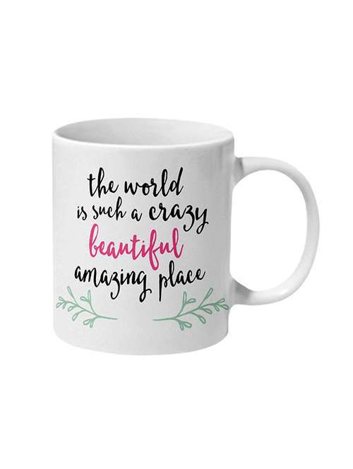 mooch wale the world is such a crazy beautiful amazing place ceramic mug - 13738026 - Very Small Image - 1
