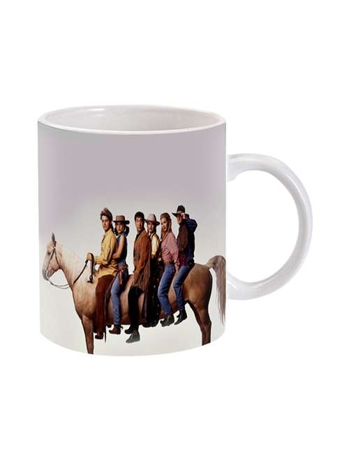 mooch wale friends on a horse ceramic mug - 13738198 - Very Small Image - 1