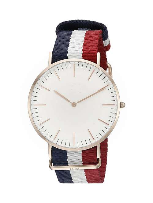 red blue &white dw watch - 13739000 - Very Small Image - 1