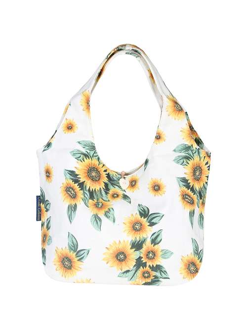 white canvas printed shopping bag - 13827837 - Very Small Image - 1