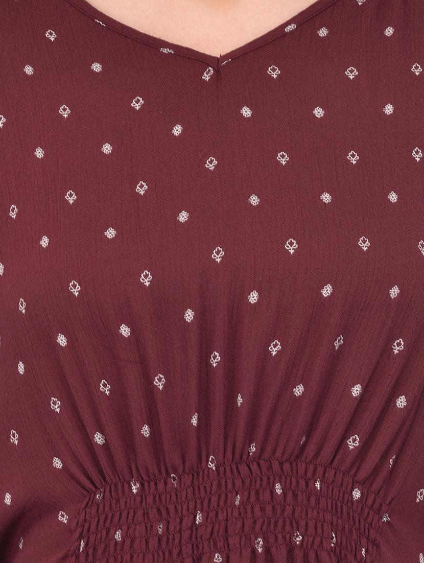 women's straight v neck top - 13842752 - Zoom Image - 3