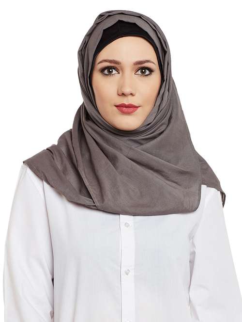 momin libas brown cotton scarf - 13847571 - Very Small Image - 1