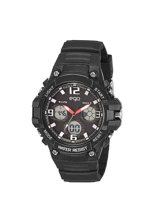 maxima black dial digital watch for men - e-43794ppan - 13911578 - Very Small Image - 1