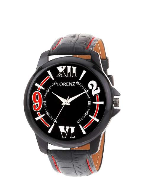 lorenz mk-1044a funky looking analog watch for men - 14162421 - Very Small Image - 1