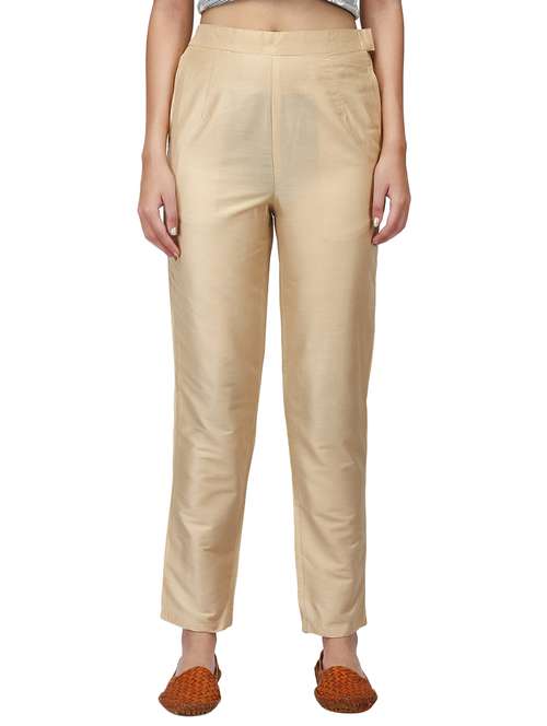 beige cigarette pant trouser - 14205815 - Very Small Image - 1