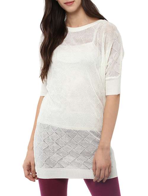 white woollen pullover - 14321818 - Very Small Image - 1