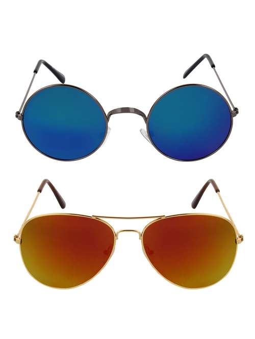 zyaden combo of 2 sunglasses - 14349800 - Very Small Image - 1