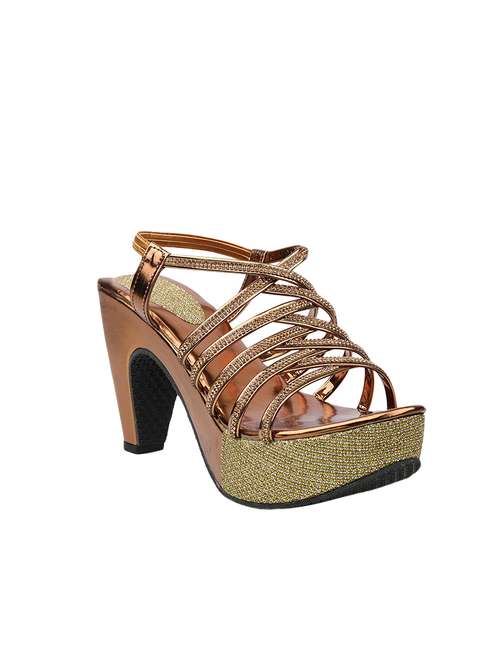 copper back strap sandal - 14590271 - Very Small Image - 1