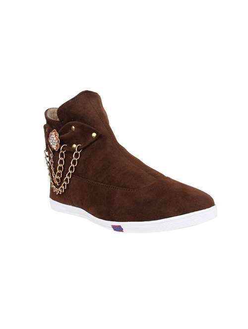 brown suede ankle  boot - 14590308 - Very Small Image - 1