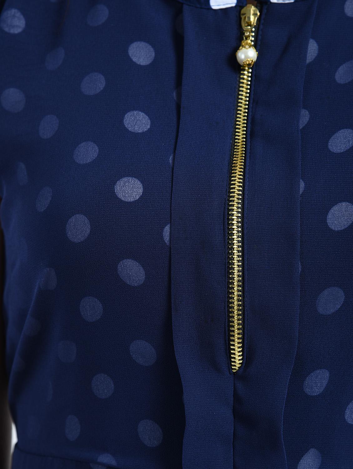 women's layered polka dots dress - 14616966 - Standard Image - 4