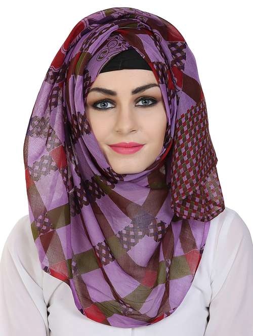 momin libas multi colored viscose stole - 14626496 - Very Small Image - 1