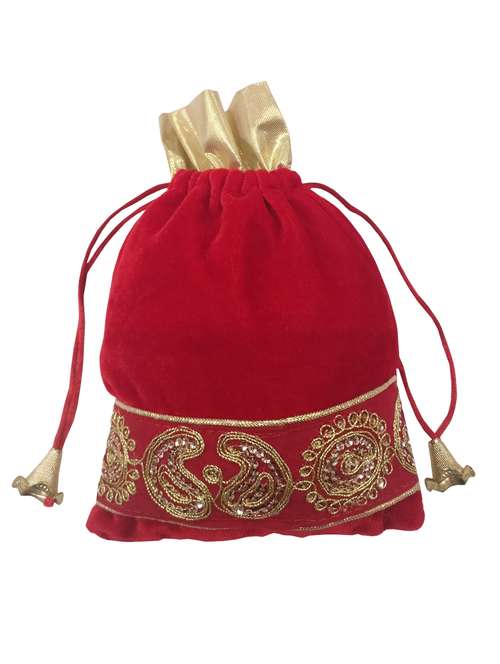 red velvet regular potli - 14629519 - Very Small Image - 1