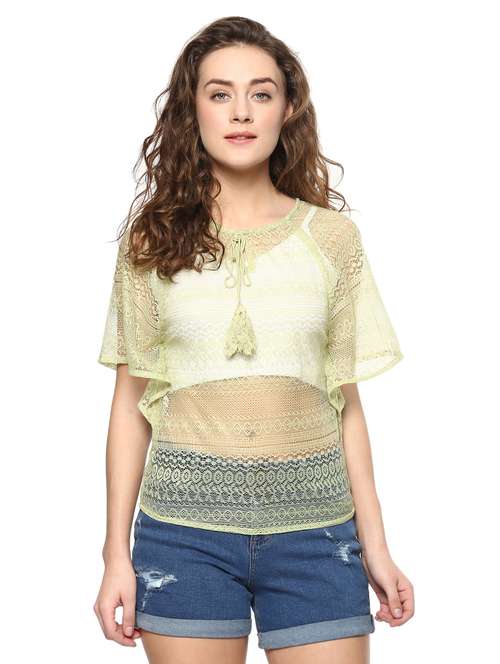 beige net top - 14639047 - Very Small Image - 1