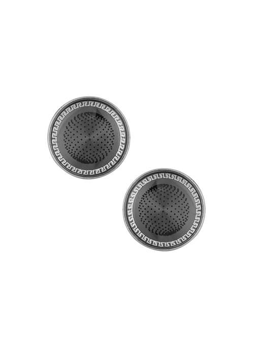grey metal cufflink - 14660775 - Very Small Image - 1