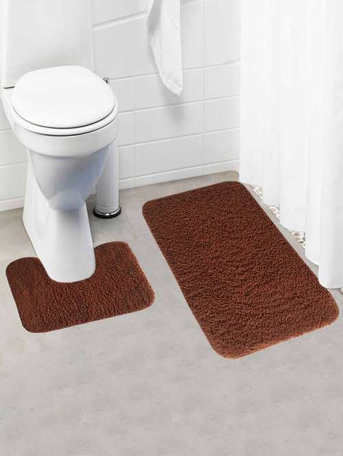 thick and fluffy 1800 gsm bathmat with high pile microfiber with contour - 14735180 - Very Small Image - 1