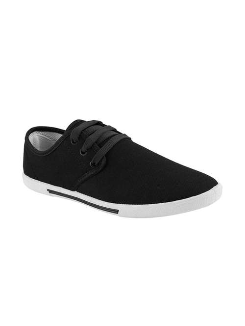 men black canvas lace up sneaker - 14810964 - Very Small Image - 1