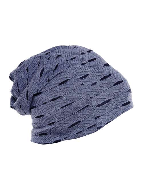 blue cotton beanies cap - 14821380 - Very Small Image - 1