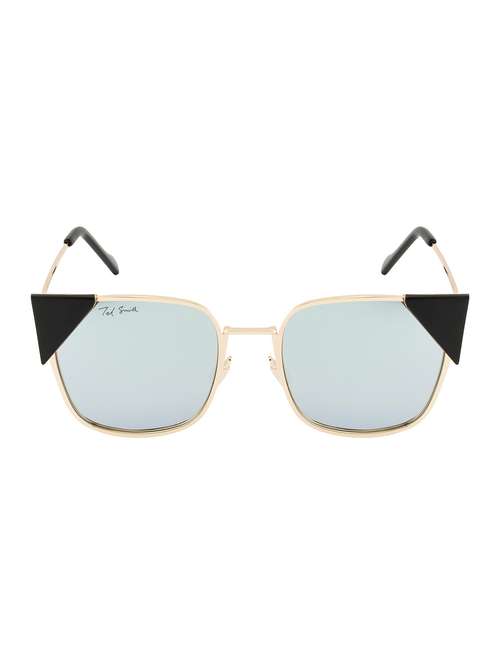 ted smith women square gold polarized sunglasses - 14855025 - Very Small Image - 1