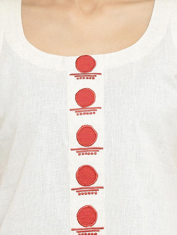 women's straight scoop neck top - 14890509 - Zoom Image - 3